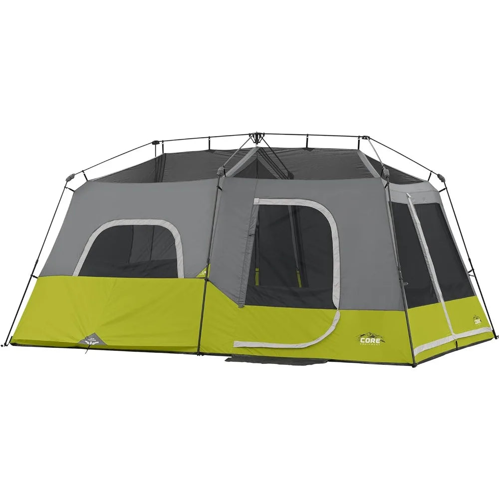 Core 3-9 Person Instant Cabin Tent - 14' x 9', Green