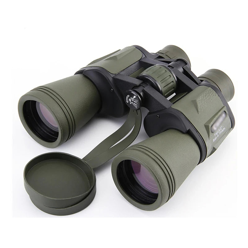 Luxun 20x50 High Maginification Zoom Porro Binocular HD Military Powerful Optical Telescope Wide Angle for Outdoor Hunting