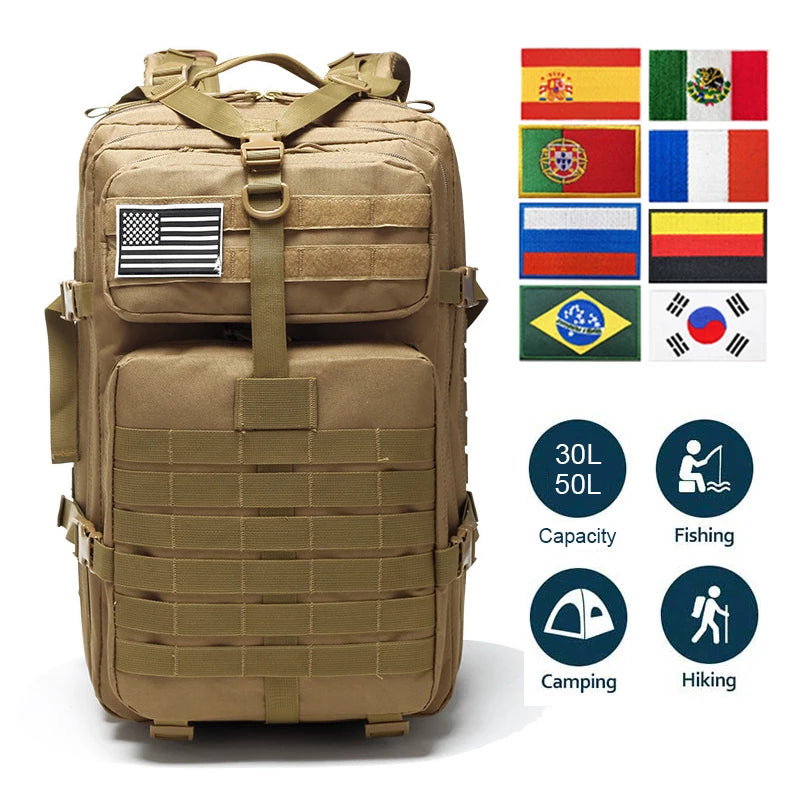 30L/50L Tactical Backpack