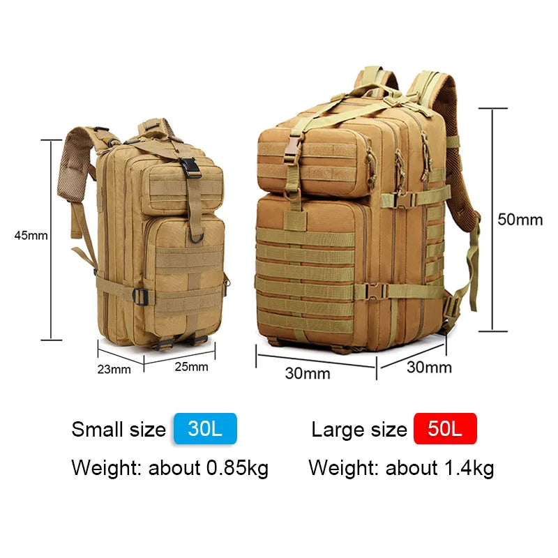 30L/50L Tactical Backpack